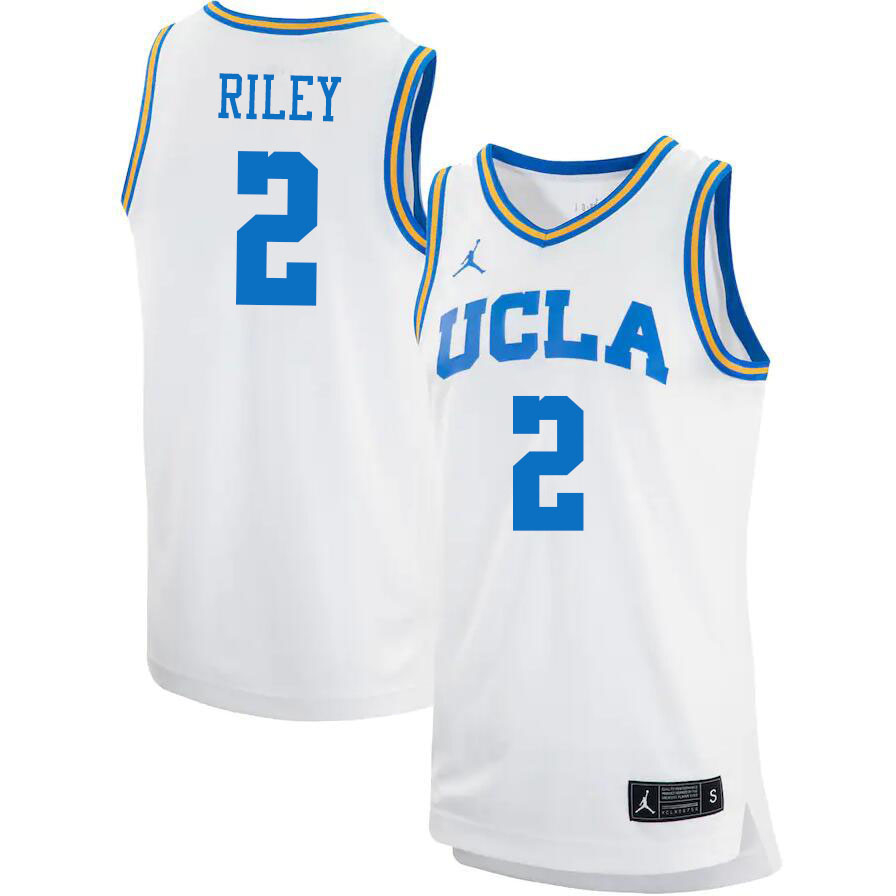 Jordan Brand Men #2 Cody Riley UCLA Bruins College Jerseys Sale-White - Click Image to Close